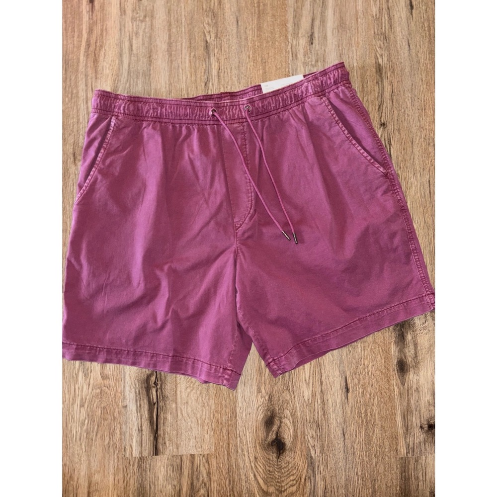 American Eagle Trekker‎ Shorts Mens Large Burgundy Flex Drawstring NWT
